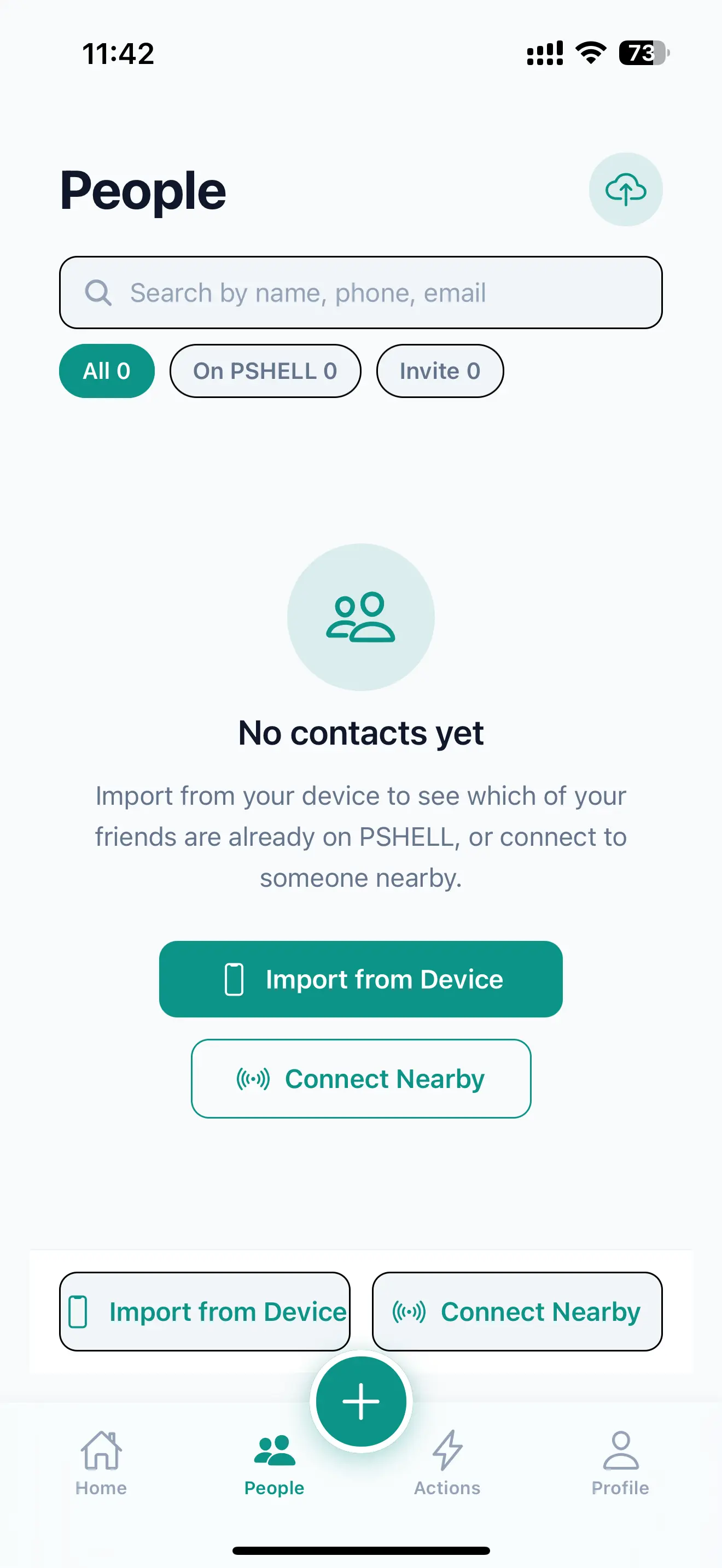 People — your circle, marked